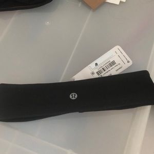 Black Lulu Lemon Headband
